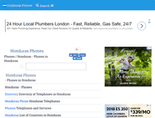 Tablet Screenshot of hondurastelephones.com